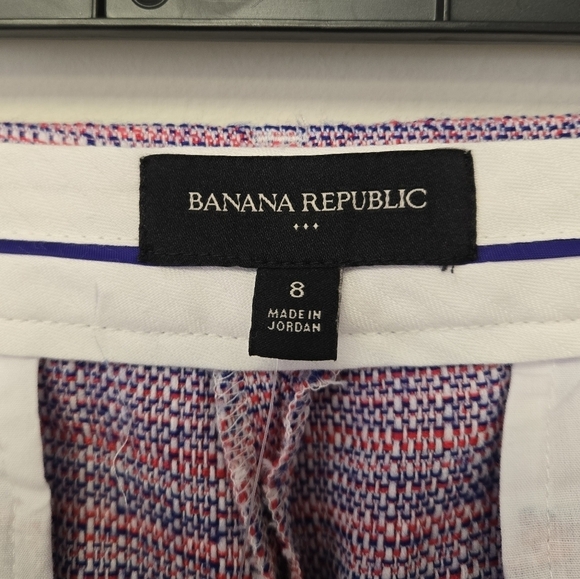 Banana Republic tweed tailored shorts Red White and Blue 8 - Picture 8 of 12